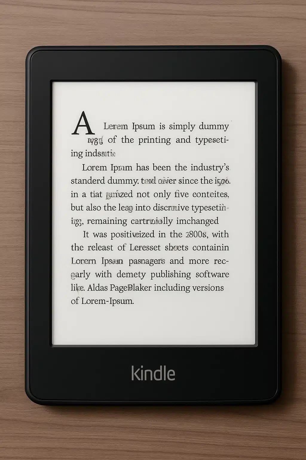 exemplo de Kindle