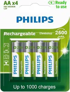melhor pilhar recarregavel aa philips