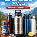 comparativo da melhor garrafa térmica para água