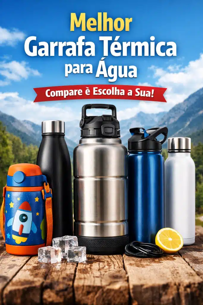 comparativo da melhor garrafa térmica para água
