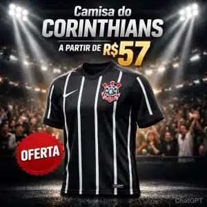 Camisa do Corinthians em promoção