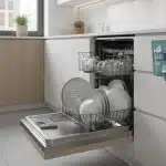 os melhores detergentes para lava louças em uma cozinha moderna.