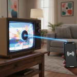 Imagem de como usar o chromecast em tv antiga para assistir netflix