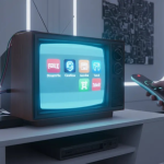 Técnico resolvendo problemas comuns ao transformar tv antiga em smart tv