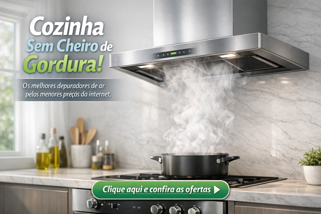 o melhor depurador de ar de cozinha em 2026 para cozinha moderna e elegante