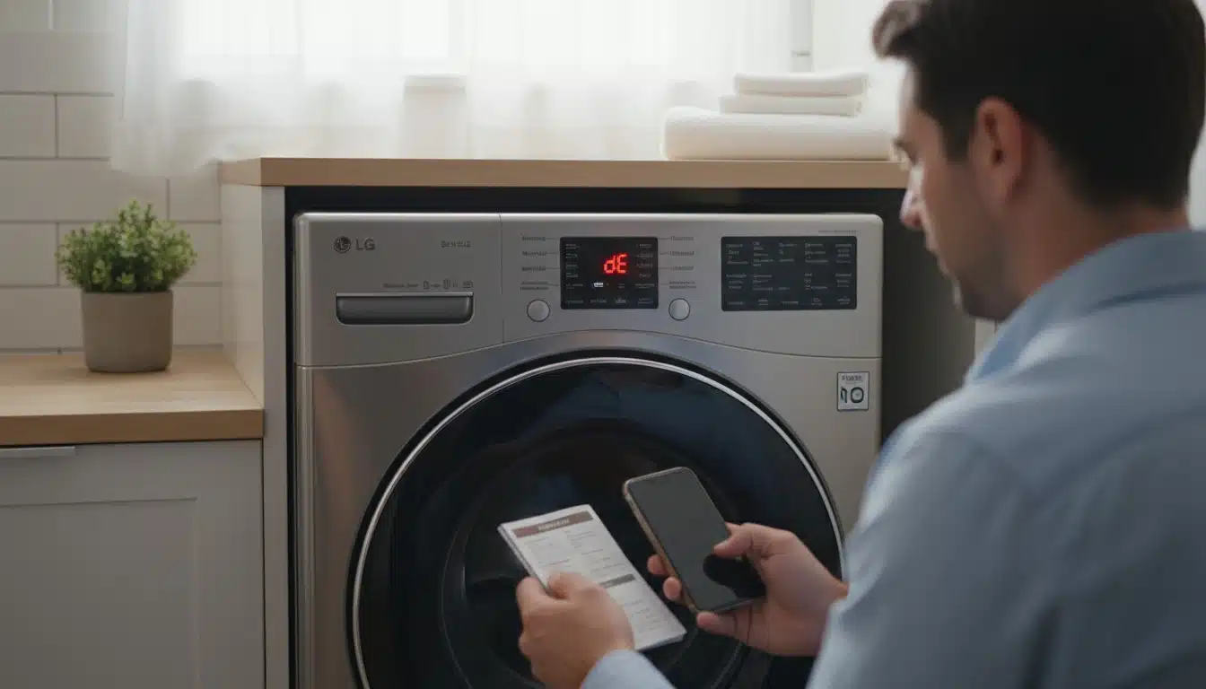 Principais codigos de erros das lava e seca LG